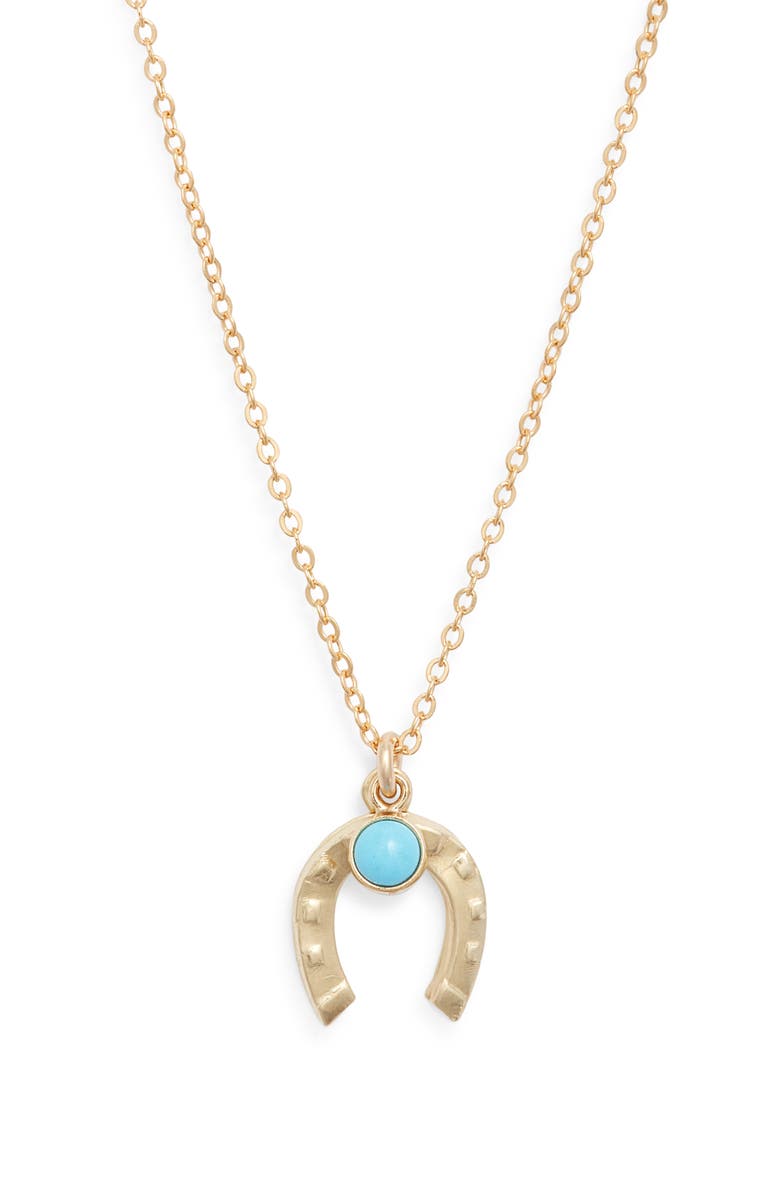 Set & Stones Dixie Pendant Necklace, Main, color, Gold
