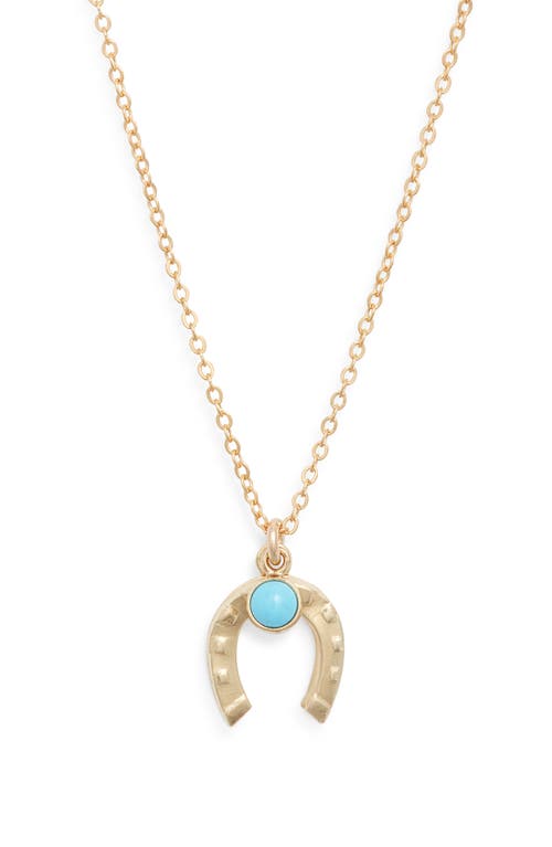 Set & Stones Dixie Pendant Necklace In Gold