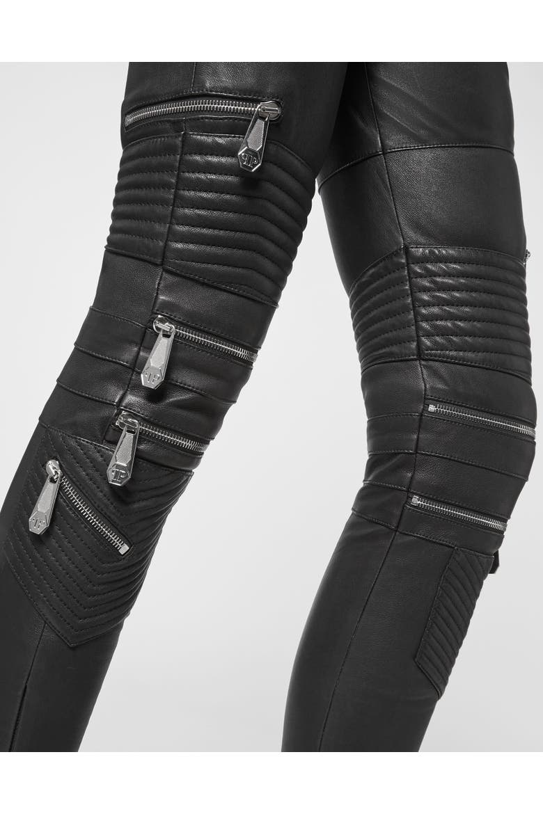 Leather Trousers Women, Alternate, color, black