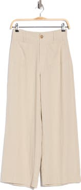DKNY High Waist Wide Leg Pants