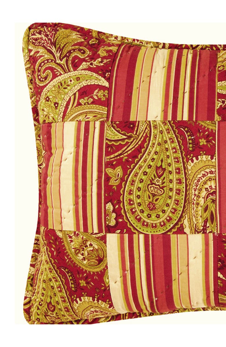 C&F Home Firenze Pieced Thanksgiving Accent Pillow, 12" x 16", Alternate, color, Red