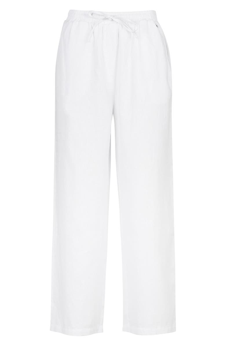 Barbour Christie Cotton & Linen Drawstring Pants, Alternate, color,