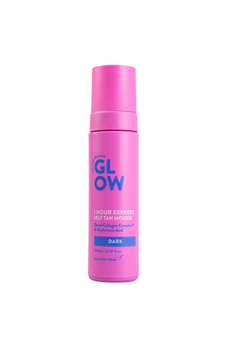 Australian Glow 1 Hour Express Self Tan Mousse, Main, color, Dark