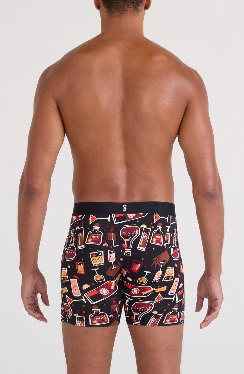 SAXX DropTemp<sup>™</sup> Cooling Cotton Boxer Briefs, Alternate, color, Host W The Most-Black