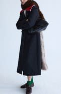 MANGO Tailored Wool Blend Coat