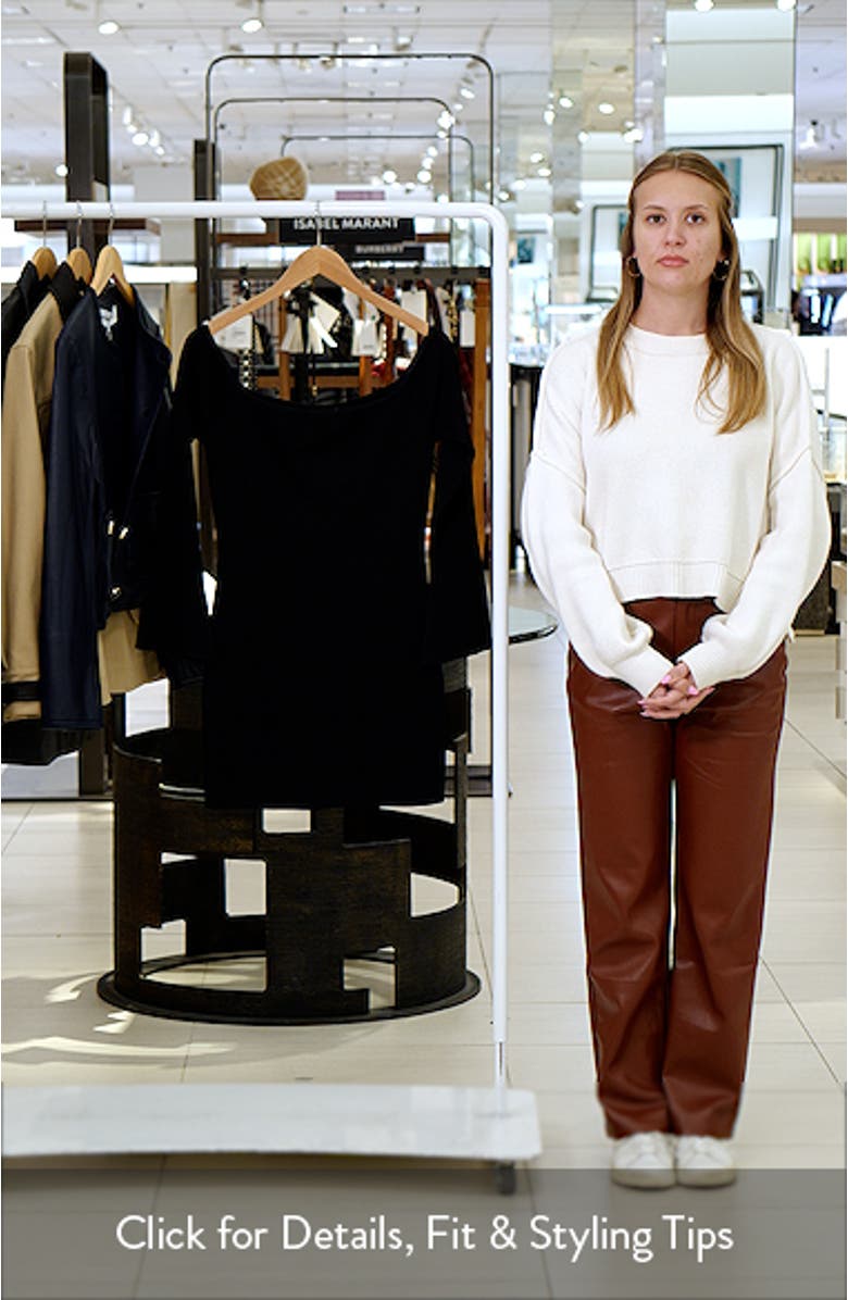 Parisa Off the Shoulder Long Sleeve Minidress, sales video thumbnail