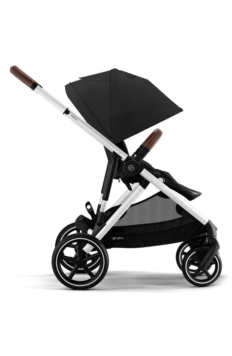 CYBEX Gazelle S & Aton G Stroller & Car Seat Travel System, Alternate, color, Moon Black