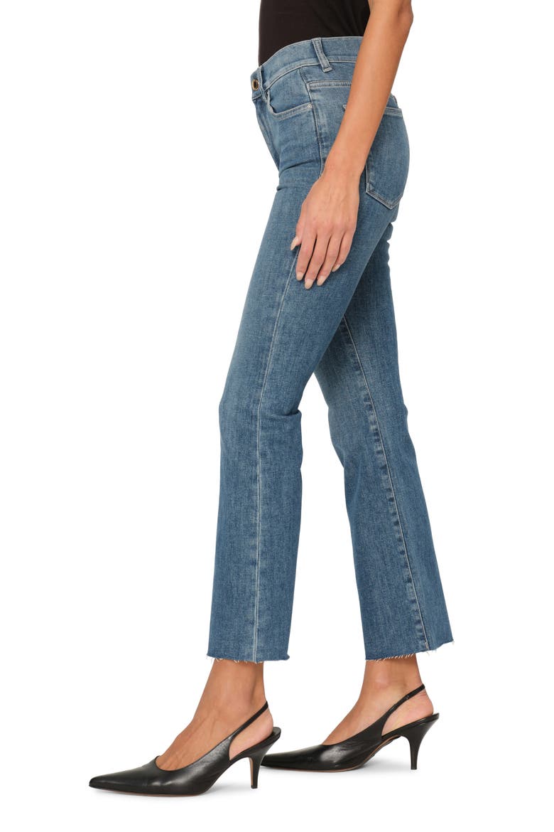 Bridget Instasculpt Raw Hem Ankle Bootcut Jeans, Alternate, color, SEA HARBOR ULTIMATE