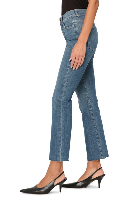 Dl1961 Bridget Instasculpt Raw Hem Ankle Bootcut Jeans In Blue