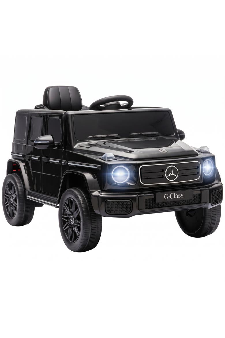 Kids Ride On Car, Licensed Mercedes-Benz G580 12V Electric Car for Kids with Parent Remote Control, Main, color, Black