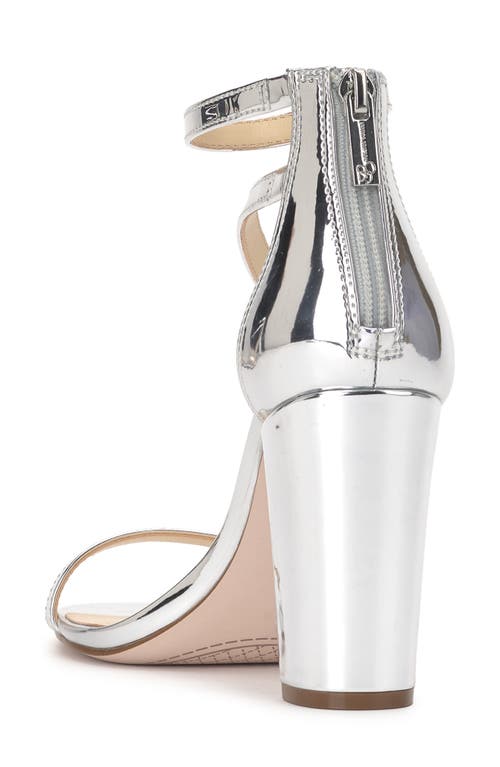 Jessica Simpson Sloyan Ankle Strap Sandal In Silver