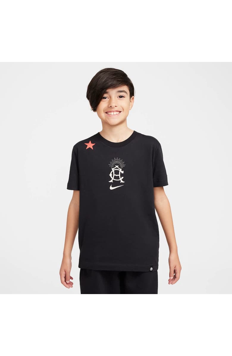 Nike Youth Nike Black Club America CA x CA Heritage T-Shirt, Alternate, color, Black