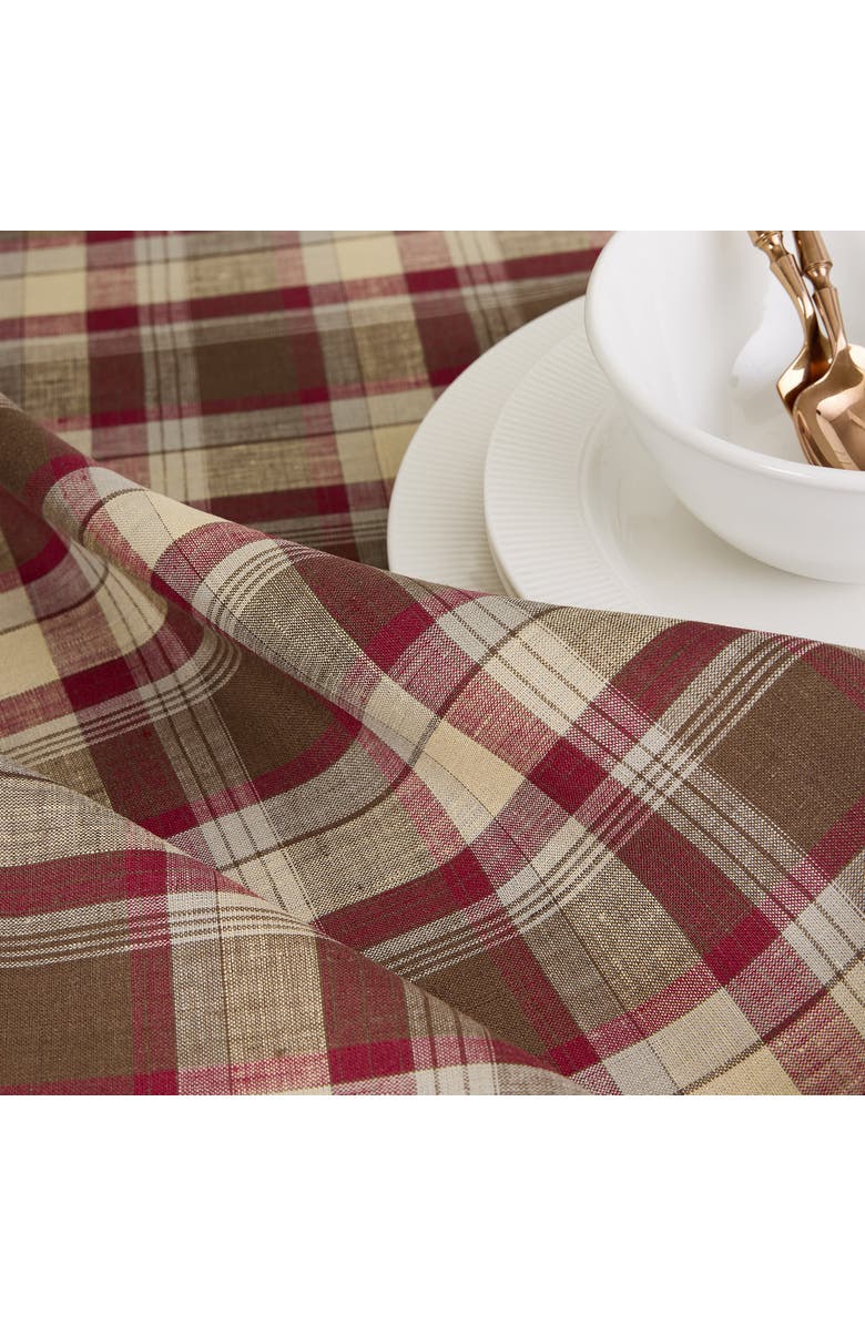 Solino Home Linen Tablecloth - Rustic Plaid, Alternate, color, Rustic Multicolor