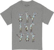 Ripple Junction Rick and Morty Rick's Dance Moves Graphic T-Shirt