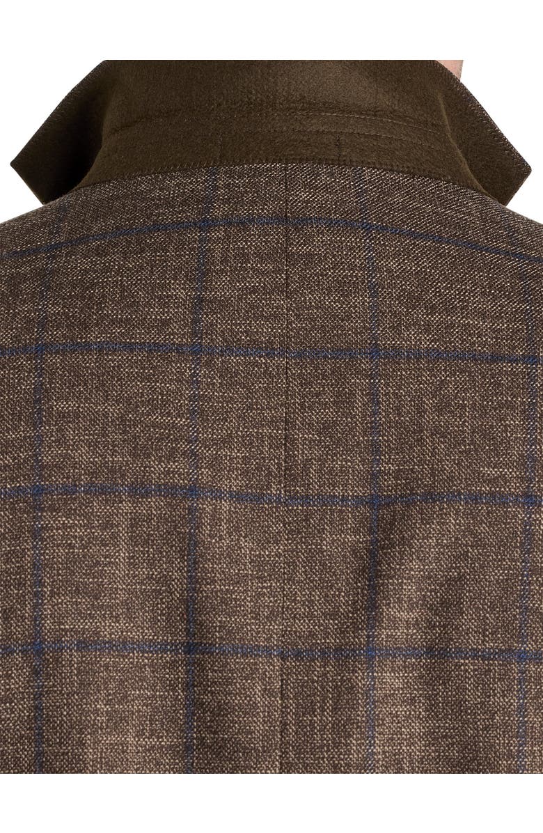 Michael Kors Big & Tall Windowpane Sport Coat, Alternate, color, Tan