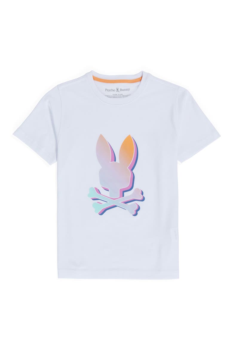 Kids' Palm Springs Cotton Graphic T-Shirt, Main, color, WHITE