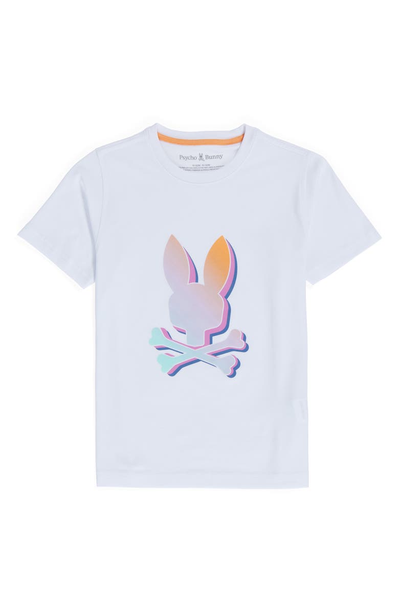 Psycho Bunny Kids' Palm Springs Cotton Graphic T-Shirt, Main, color, 