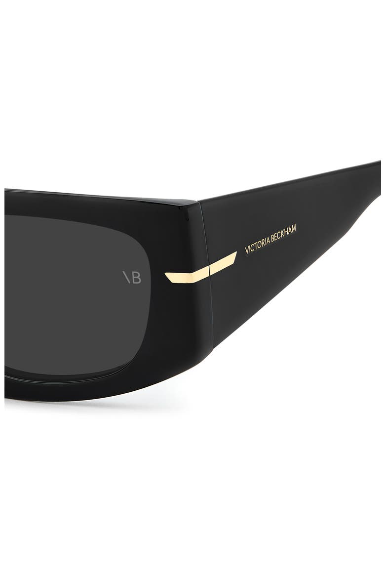 VB 7018/S 53mm Rectangular Sunglasses, Alternate, color, BLACK/ GREY