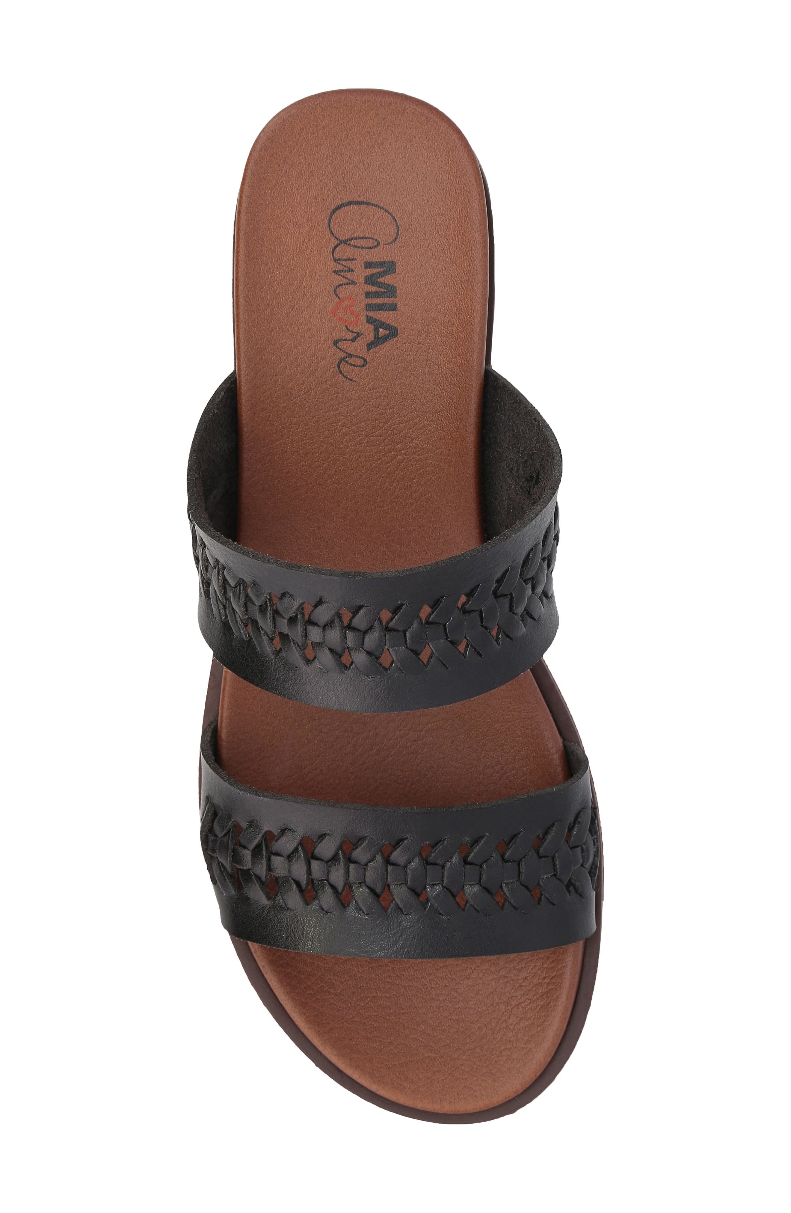 MIA AMORE Romaa Woven Slide Sandal - Wide Width, Alternate, color, 