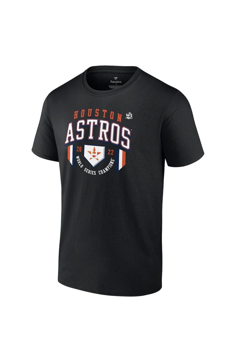 FANATICS Men's Fanatics Branded Black Houston Astros 2022 World Series Champions Roster Jersey T-Shirt, Alternate, color, 