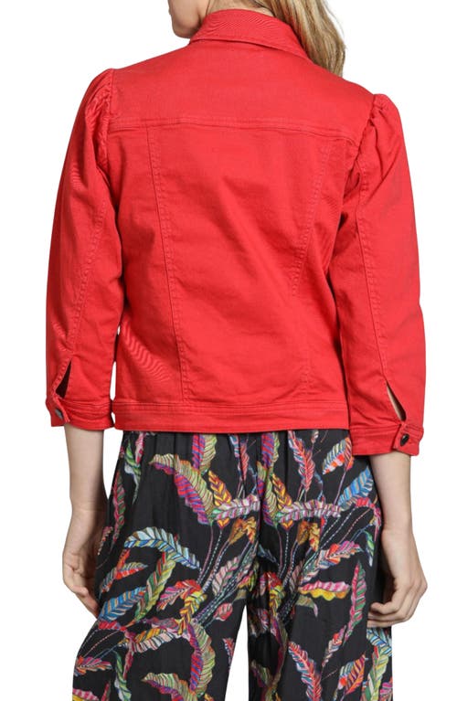 APNY APNY PUFF SLEEVE DENIM JACKET