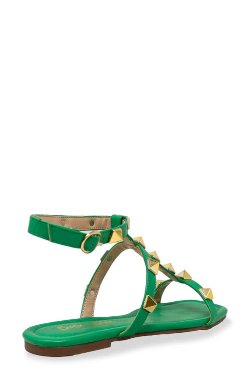 Chase & Chloe Chase And Chloe Pyramid Stud Ankle Sandal
