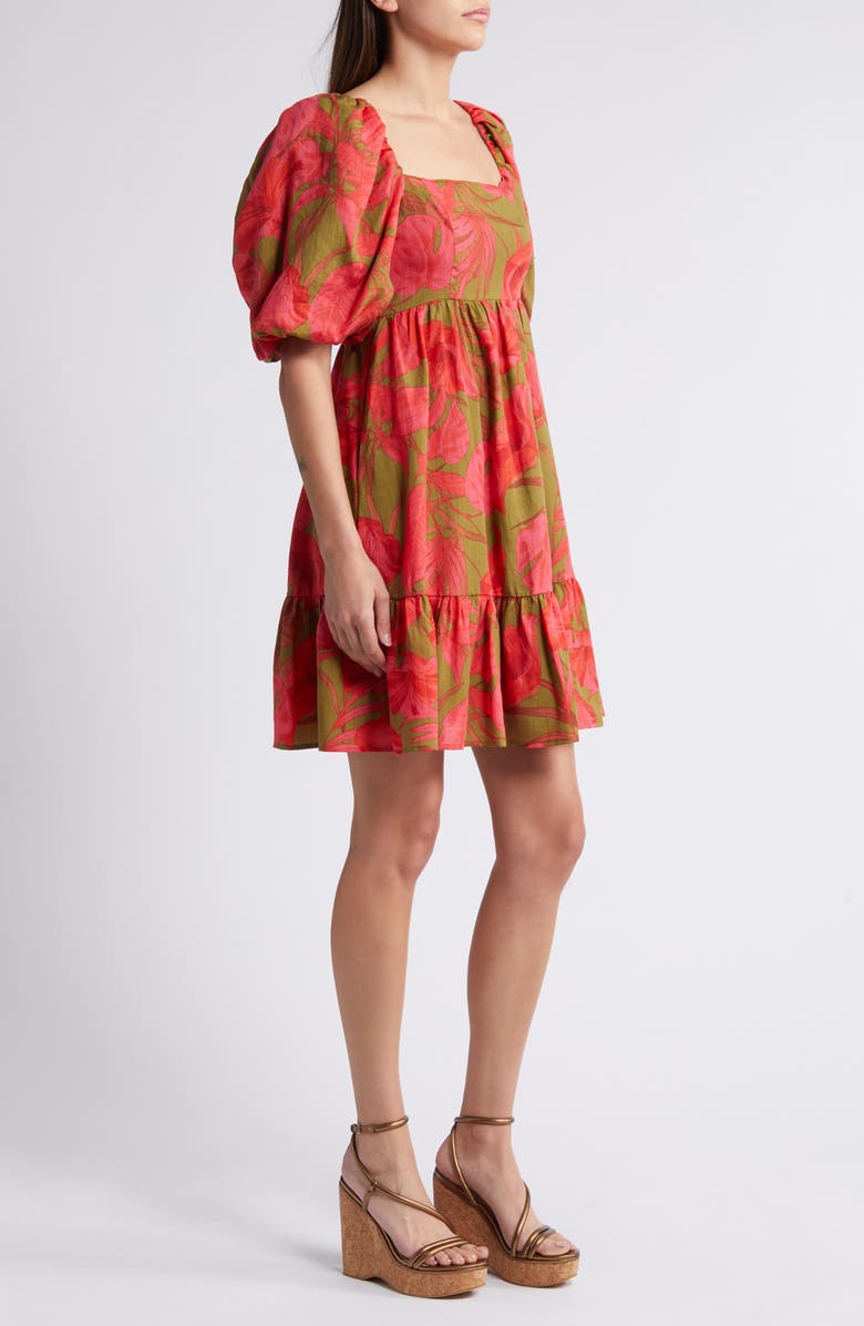 Chelsea28 Puff Sleeve Babydoll Dress, Alternate, color,