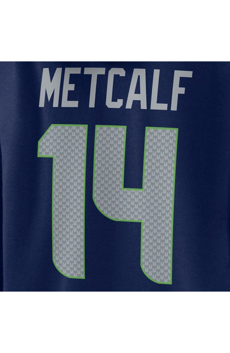 FANATICS Women's Fanatics Branded DK Metcalf Navy Seattle Seahawks Player Icon Name & Number V-Neck Pullover Hoodie, Alternate, color, 