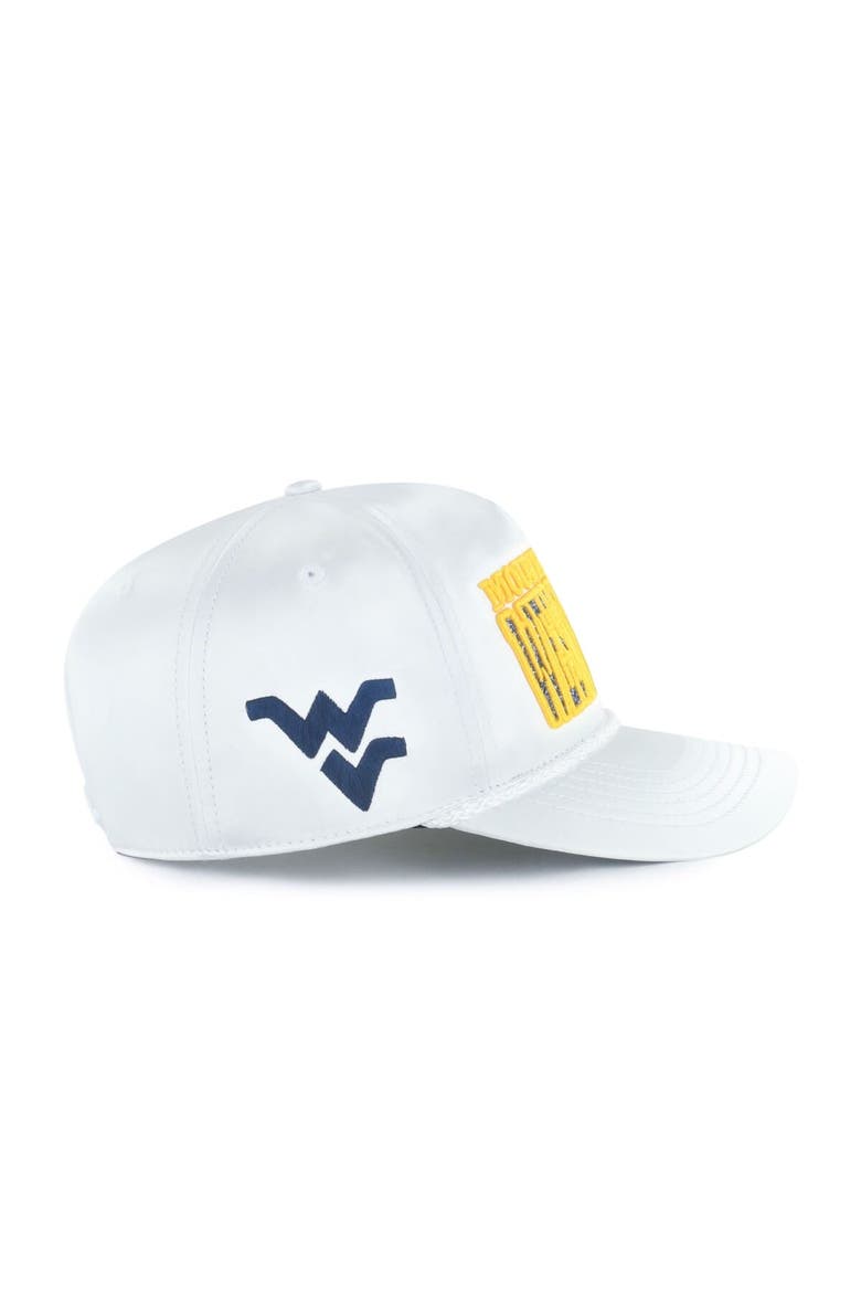 Women's '47 White West Virginia Mountaineers Outspoken Hitch Adjustable Hat, Alternate, color, White