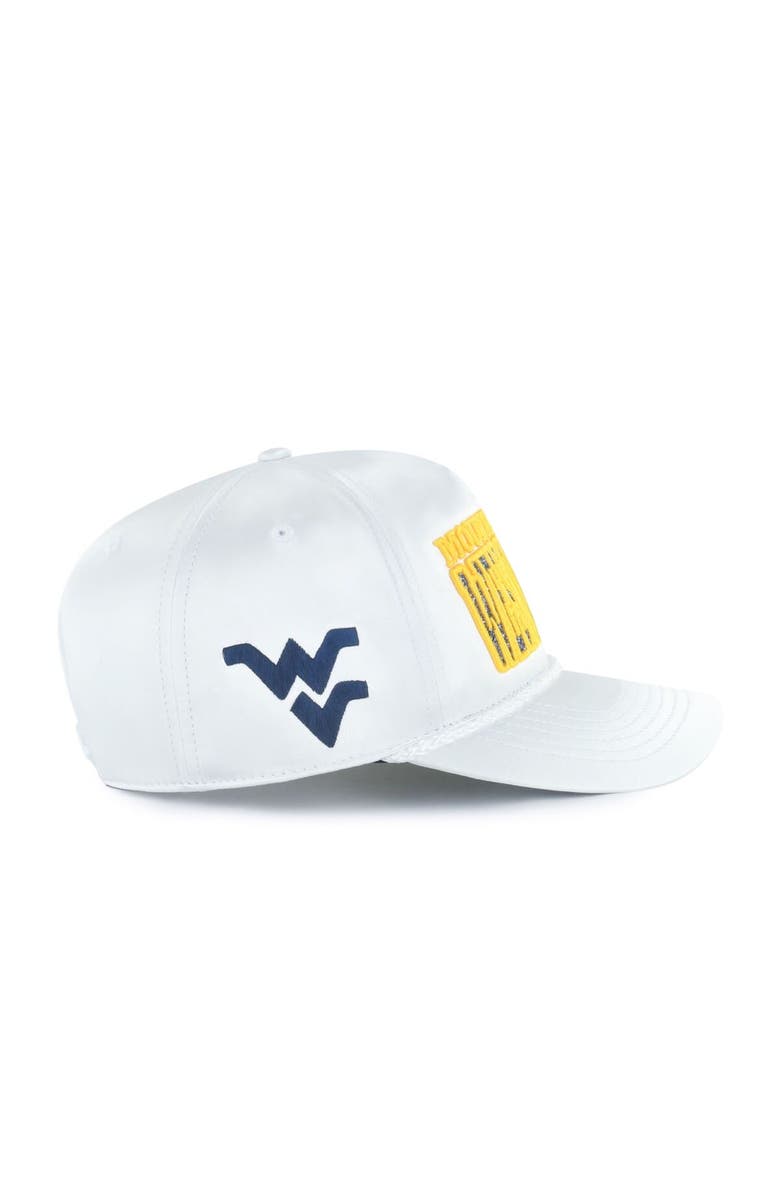 '47 Women's '47 White West Virginia Mountaineers Outspoken Hitch Adjustable Hat, Alternate, color, White