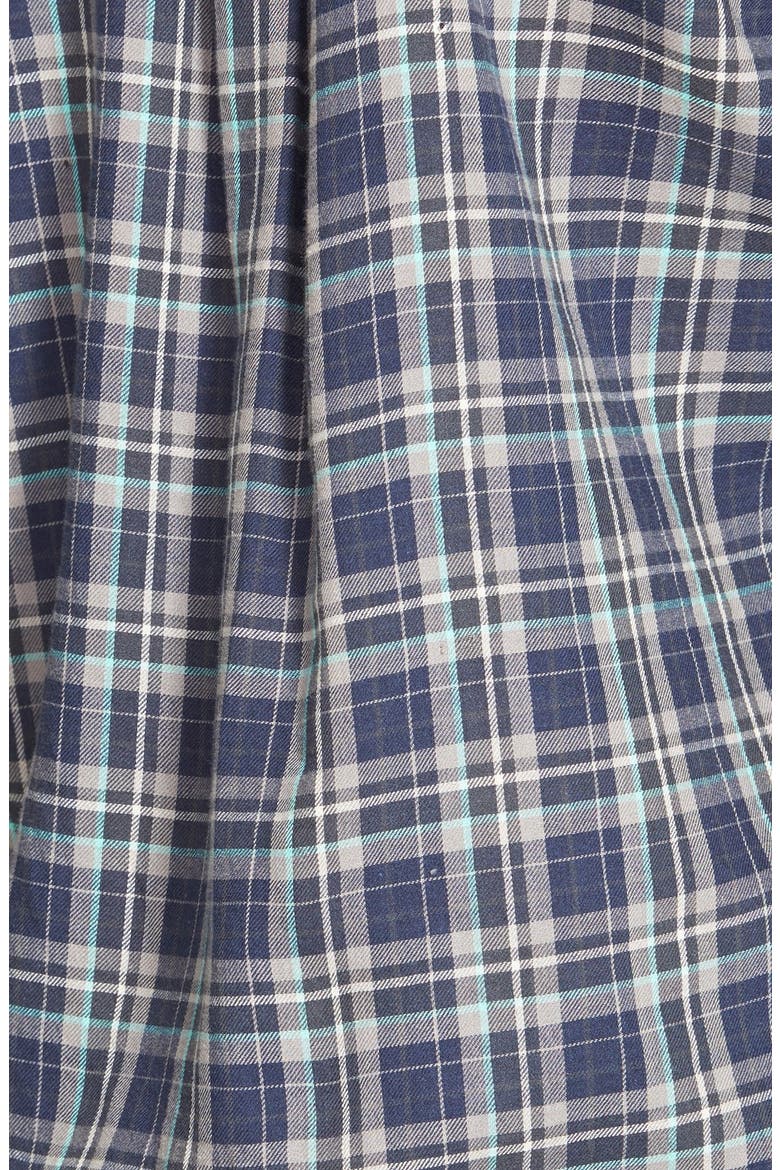 Embellished Plaid Shirt, Alternate, color, NAVY- GREY PLAID