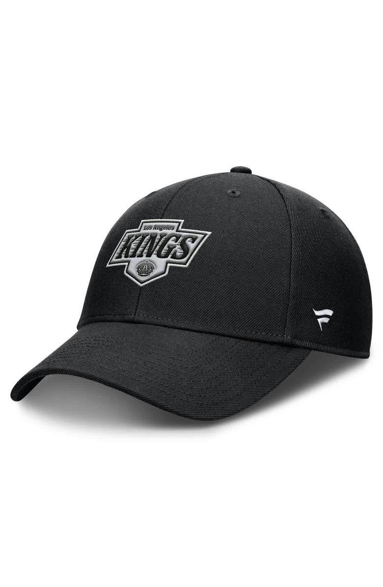 FANATICS Men's Fanatics Black Los Angeles Kings Core Adjustable Hat, Main, color, Black