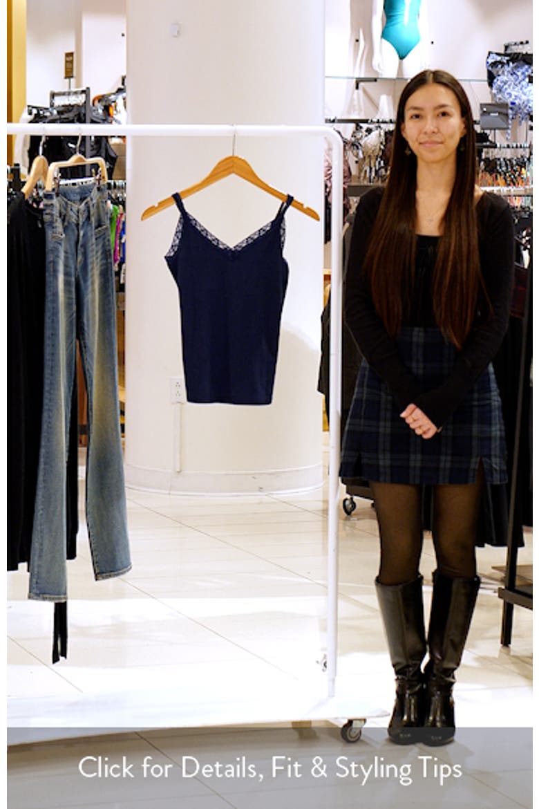 Lace Trim V-Neck Camisole video