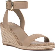 Vince Camuto Fainel Espadrille Ankle Strap Platform Wedge Sandal