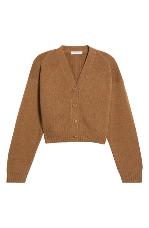 Enika Crop Wool & Cashmere Cardigan