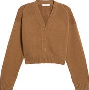 FFORME Enika Crop Wool & Cashmere Cardigan