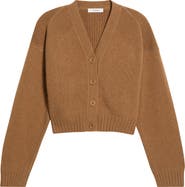 FFORME Enika Crop Wool & Cashmere Cardigan
