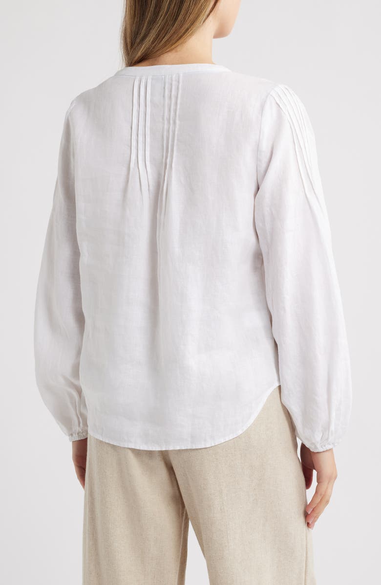 Tommy Bahama Costalina Pintuck Linen Peasant Top, Alternate, color,