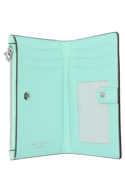 Kate Spade New York Morgan Ombré Saffiano Leather Wallet In Green