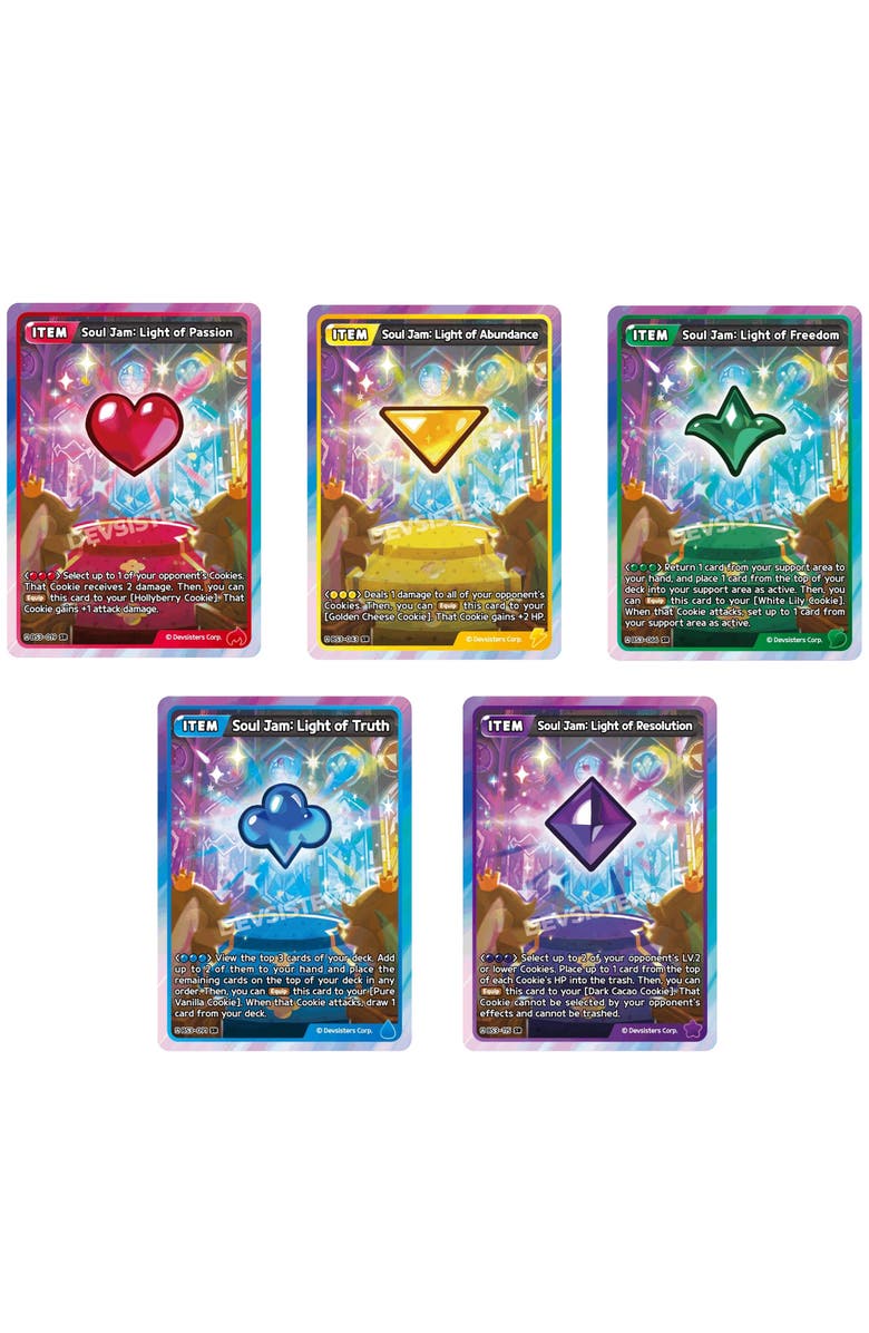 CookieRun: Braverse Trading Card Game Trading Card Game Age of Heroes & Kingdoms, 4 Booster Packs, Alternate, color, Multicolored
