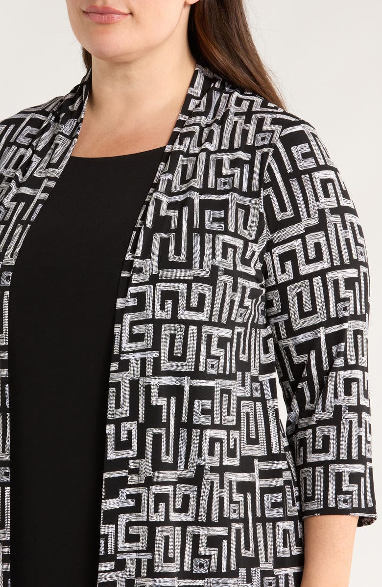 Connected Apparel Two Piece Jacket & Dress, Alternate, color,