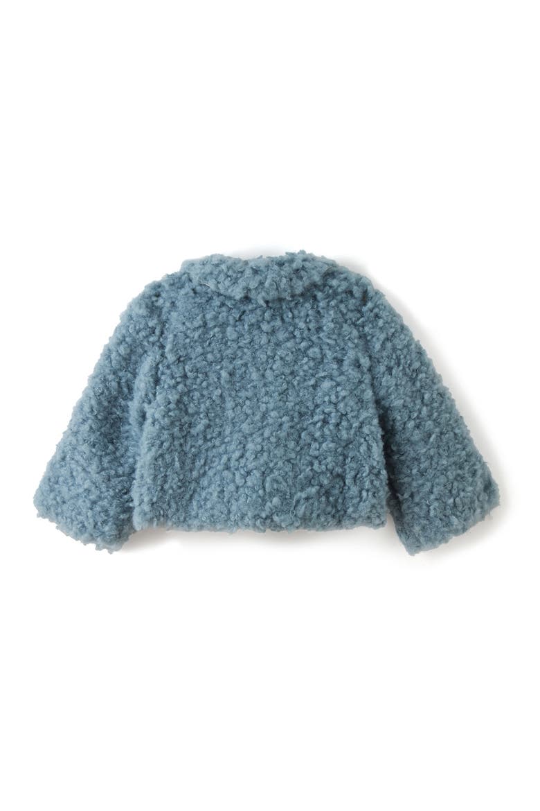 Brittany Teddy Bear Fleece Jacket, Alternate, color, BLUE