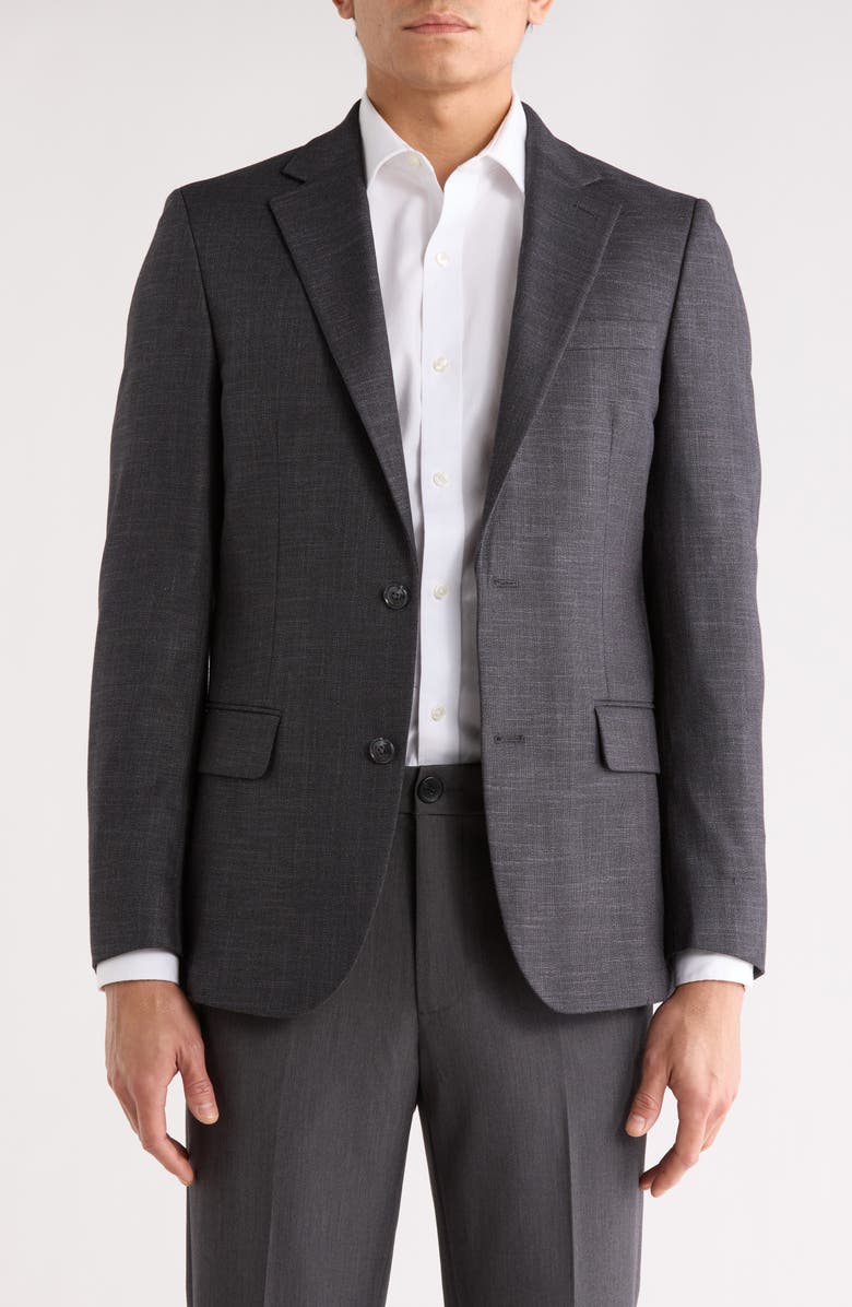 Original Penguin Notch Lapel Blazer, Main, color, Grey