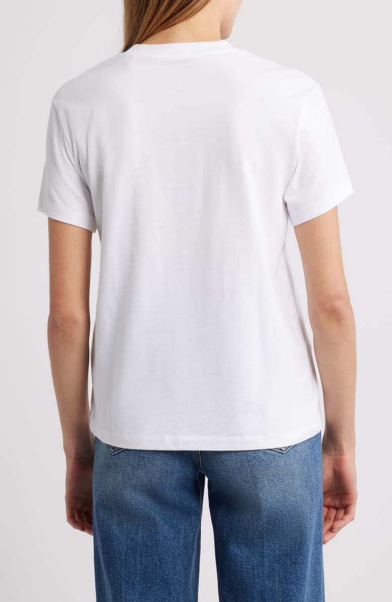 Brooklyn Industries Logo Detail Cotton T-Shirt, Alternate, color, White