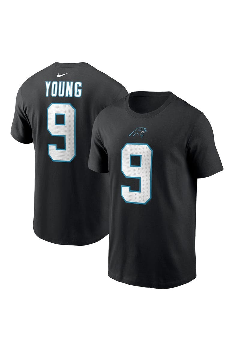 Men's Nike Bryce Young Black Carolina Panthers 2023 NFL Draft First Round Pick Player Name & Number T-Shirt, Main, color, Black