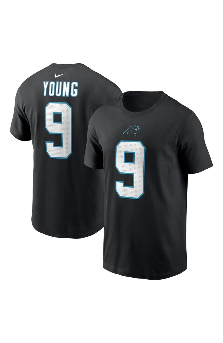 Nike Men's Nike Bryce Young Black Carolina Panthers 2023 NFL Draft First Round Pick Player Name & Number T-Shirt, Main, color, Black