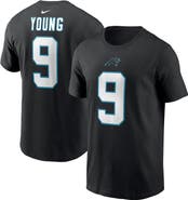 Nike Men's Nike Bryce Young Black Carolina Panthers 2023 NFL Draft First Round Pick Player Name & Number T-Shirt