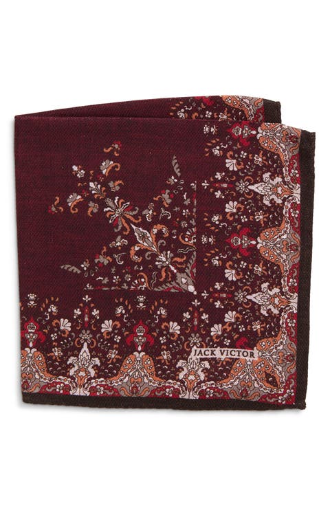 Military Floral Pocket Square
