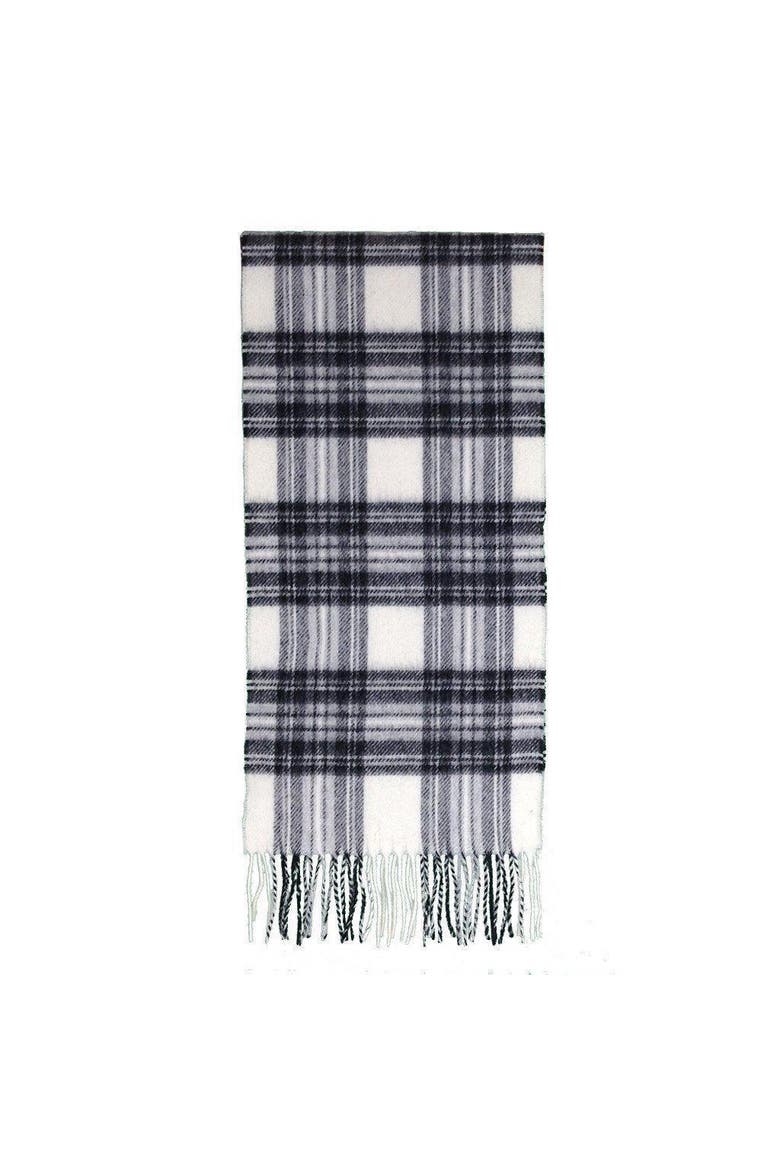 Merino Lambswool Tartan Scarf, Alternate, color, Dress Grey Stewart