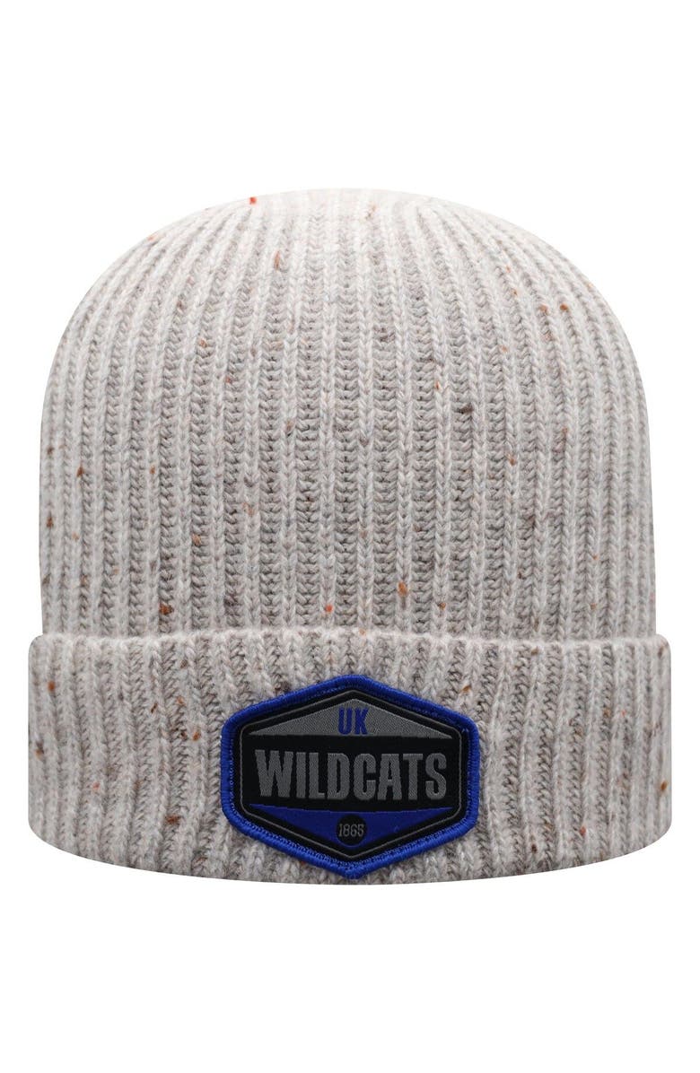 TOP OF THE WORLD Men's Top of the World Gray Kentucky Wildcats Alp Cuffed Knit Hat, Main, color,